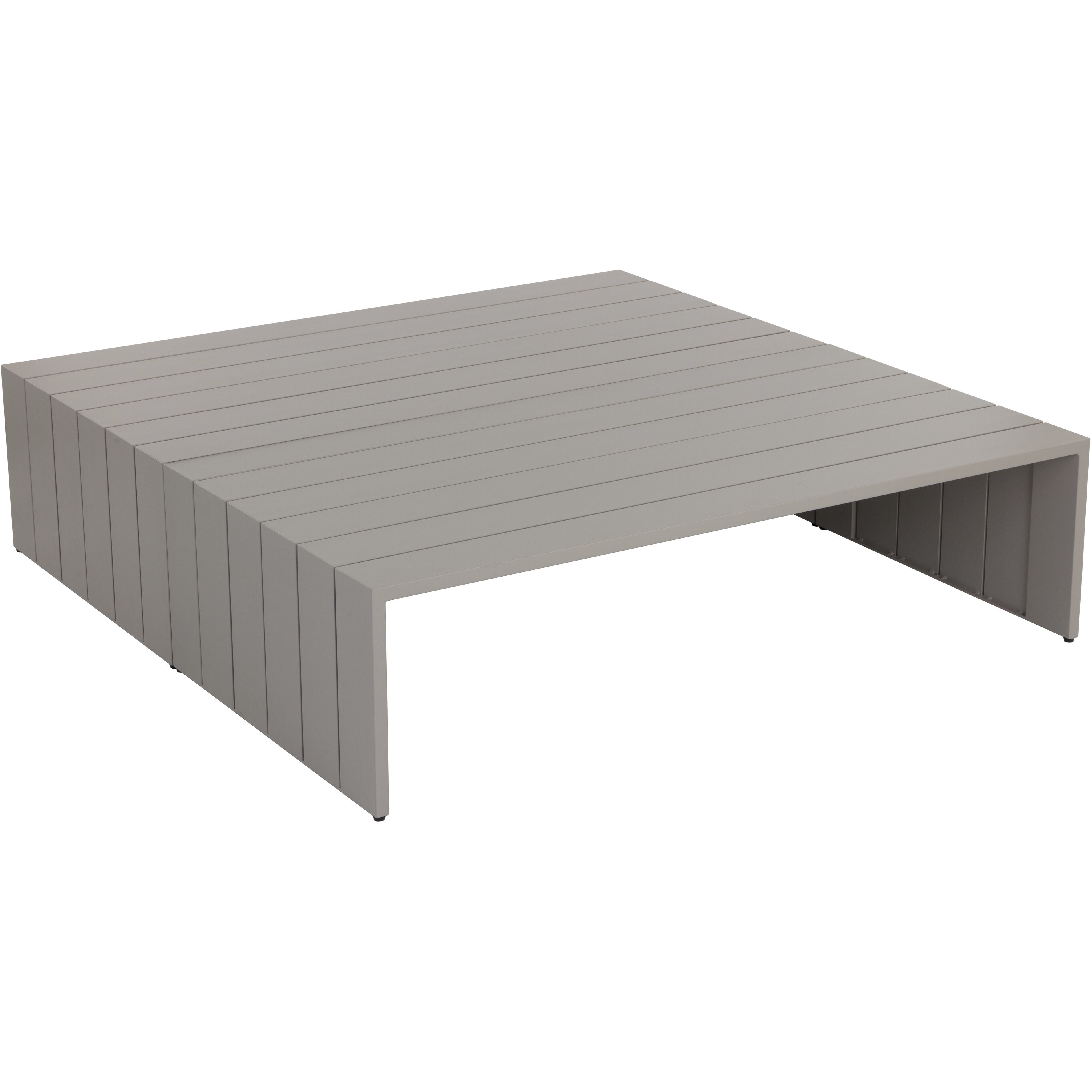 Verin 60 X 31.25 inch Greige Outdoor Coffee Table